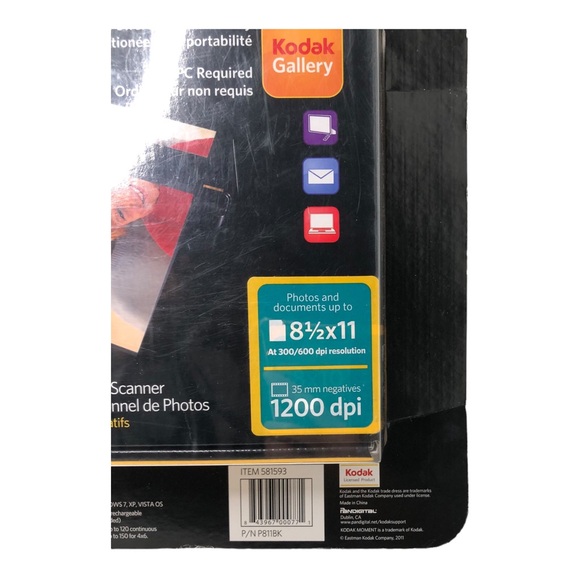 Kodak P811 Personal Portable Scanner for Photo Document Negative NO PC REQUIRED - Picture 8 of 9